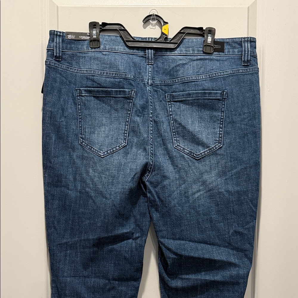 Liverpool Dark Blue Bootcut Jeans | Sz 18W - Picture 5 of 9